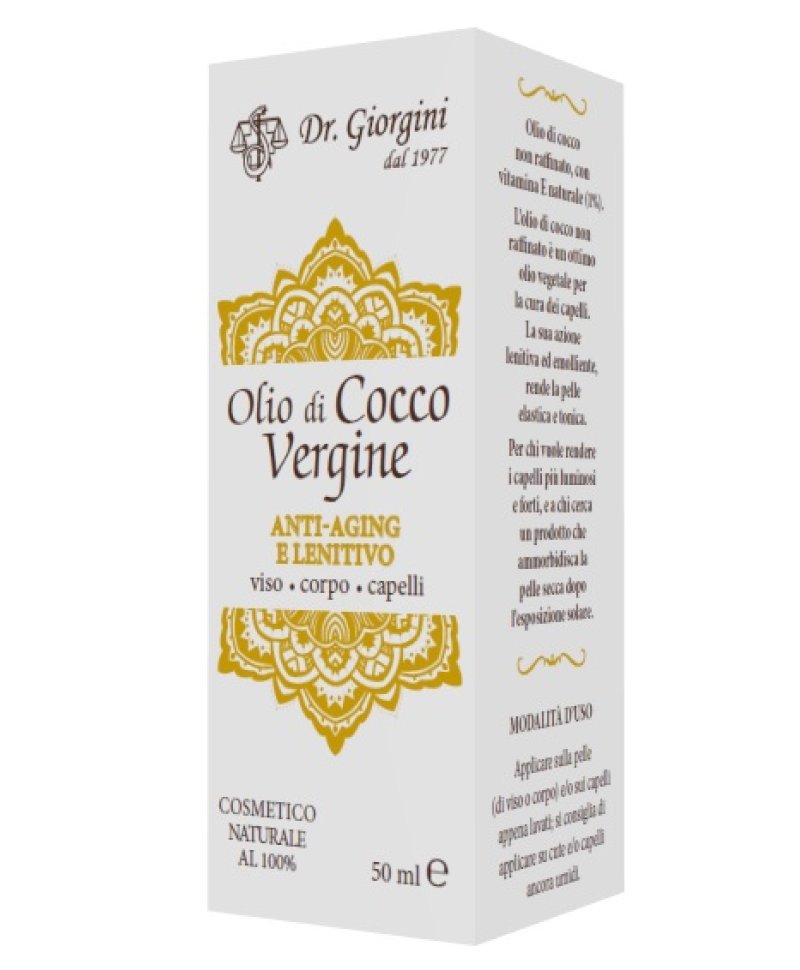 OLIO DI COCCO VERGINE 50ML OLIO DI COCCO VERGINE 50ML
