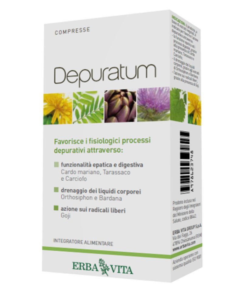 DEPURATUM COMPRESSE 30 Compresse