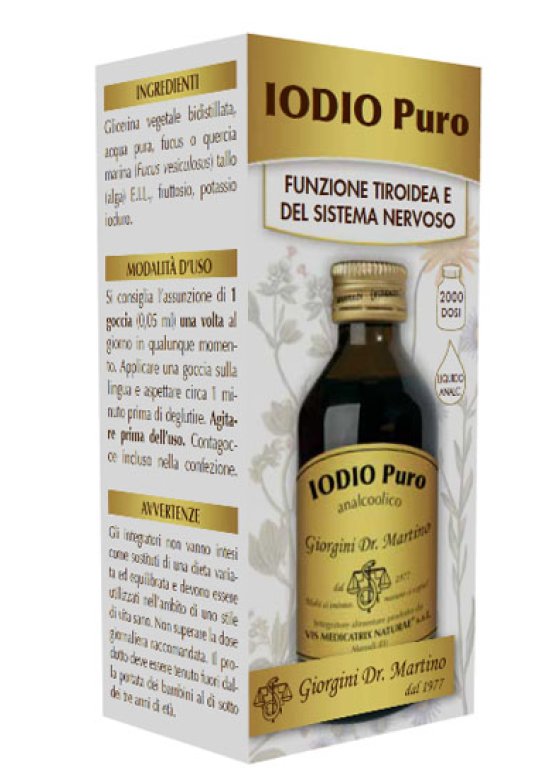 IODIO PURO ANALCOLICO 100ML