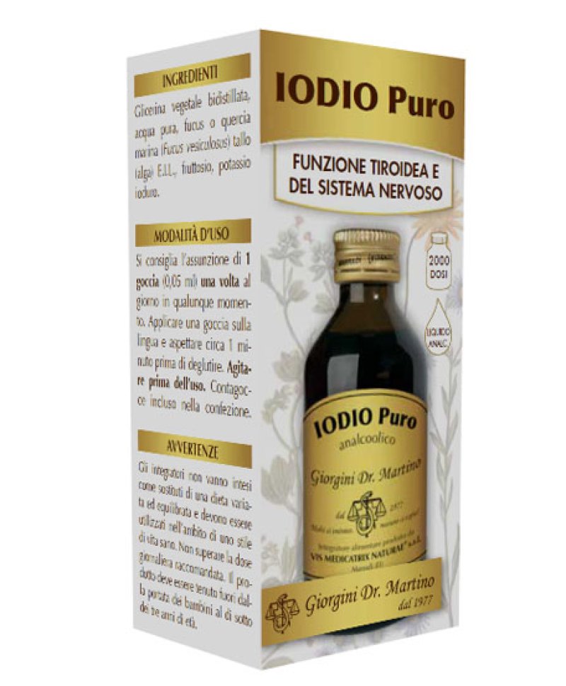 IODIO PURO ANALCOLICO 100ML