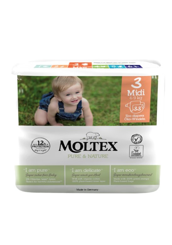 MOLTEX PURE&NATURE MD 4-9KG T3
