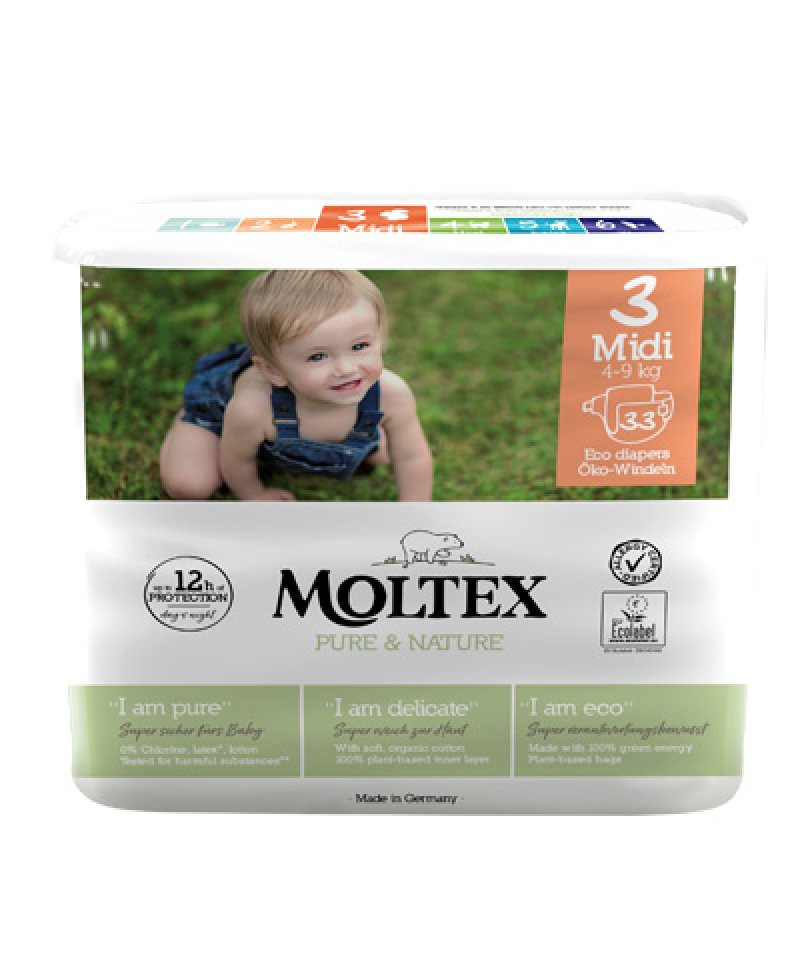 MOLTEX PURE&NATURE MD 4-9KG T3