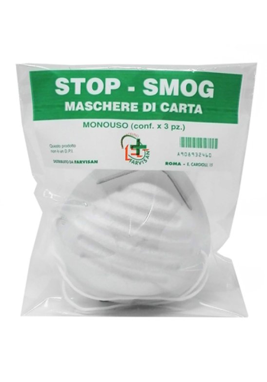 STOP-SMOG MASCHERE CARTA 3PZ