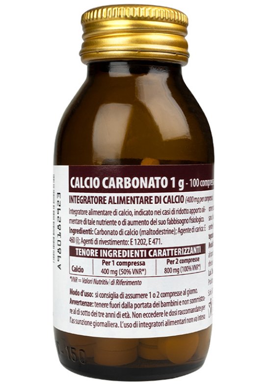 CALCIO CARBONATO NF 1G 100 Compresse