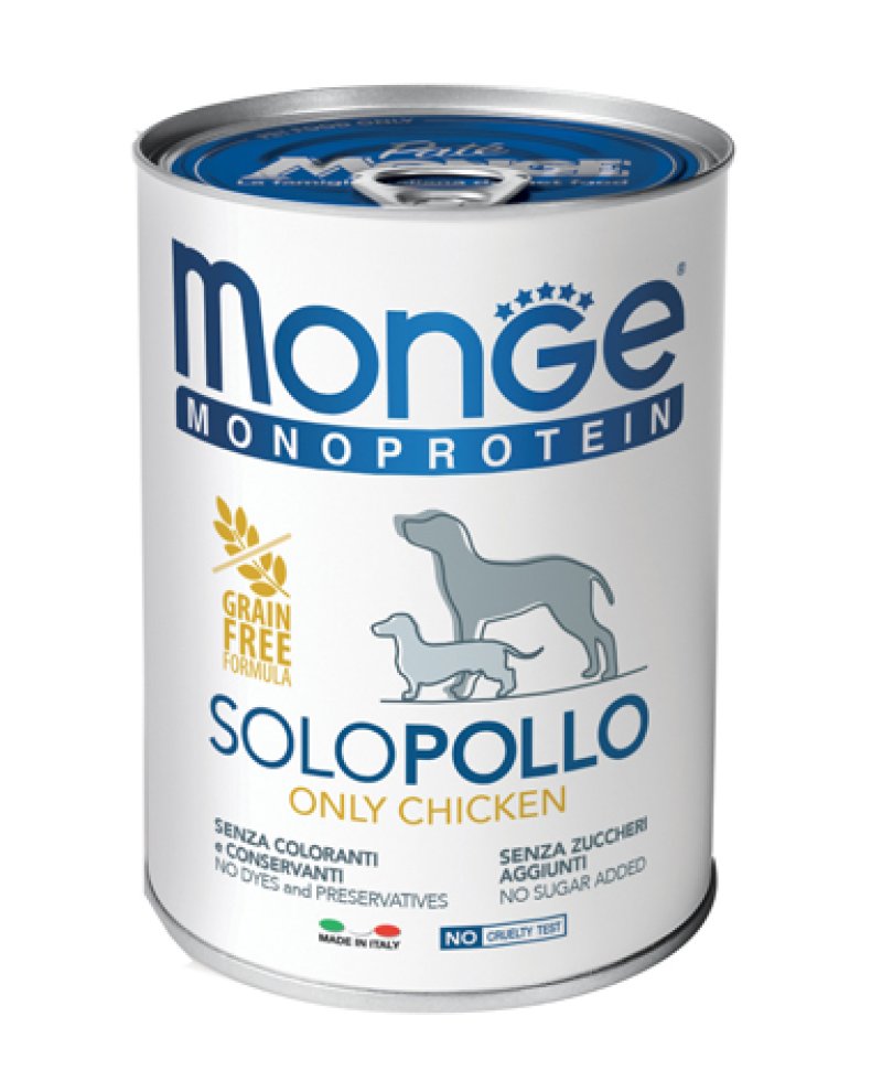 MONGE MONOPROT 100% POLLO 400G