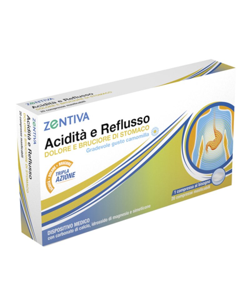 ZENTIVA ACIDITA'REFLUSSO 20 Compresse