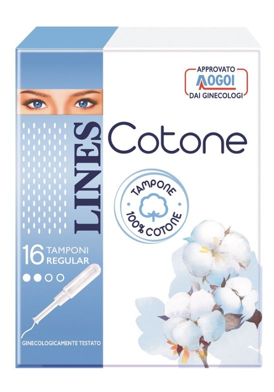 LINES COTONE TAMPONE REGUL 16P