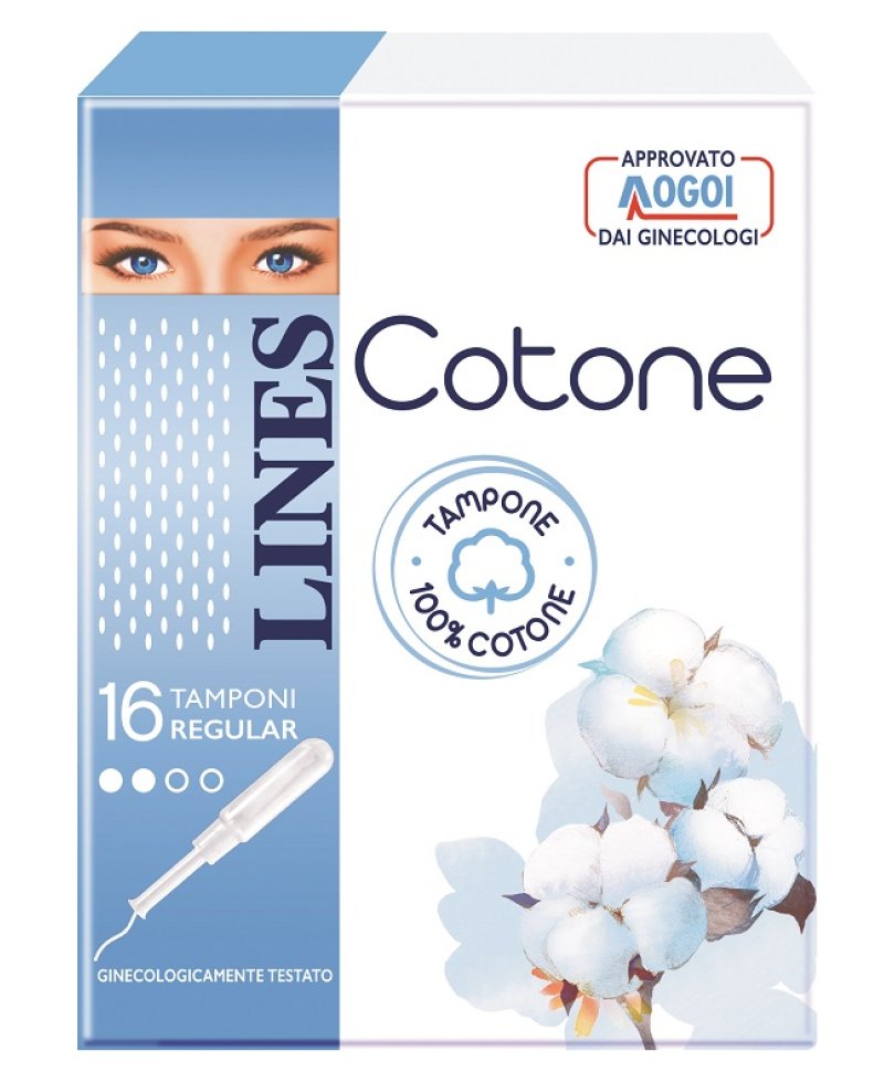 LINES COTONE TAMPONE REGUL 16P