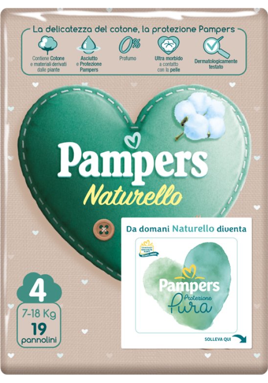 PAMPERS NATUR MAXI CP 19PZ