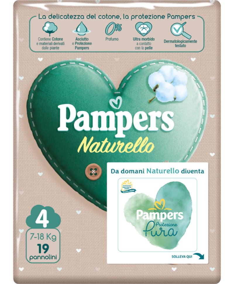 PAMPERS NATUR MAXI CP 19PZ