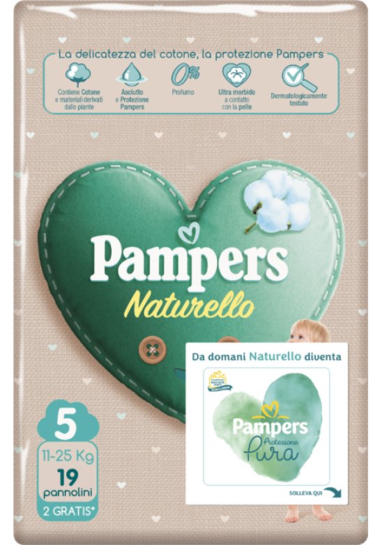 PAMPERS NATUR JUNIOR CP 17PZ+2