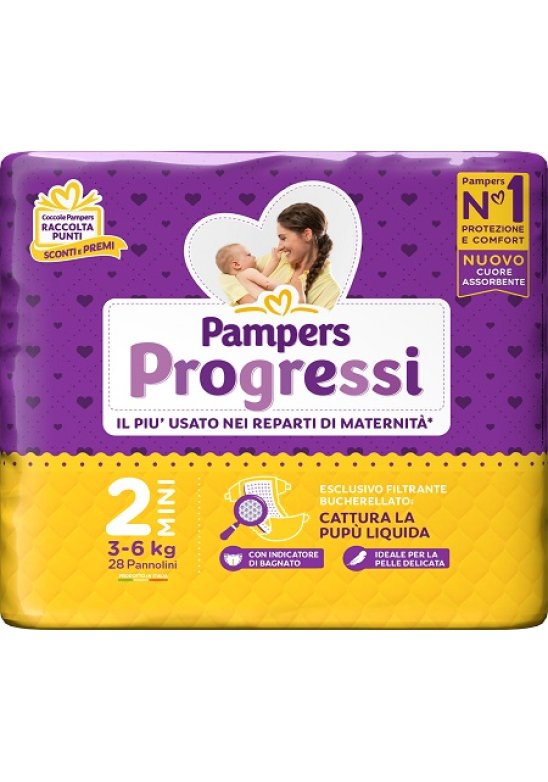 PAMPERS PROGRESSI MINI 30PZ