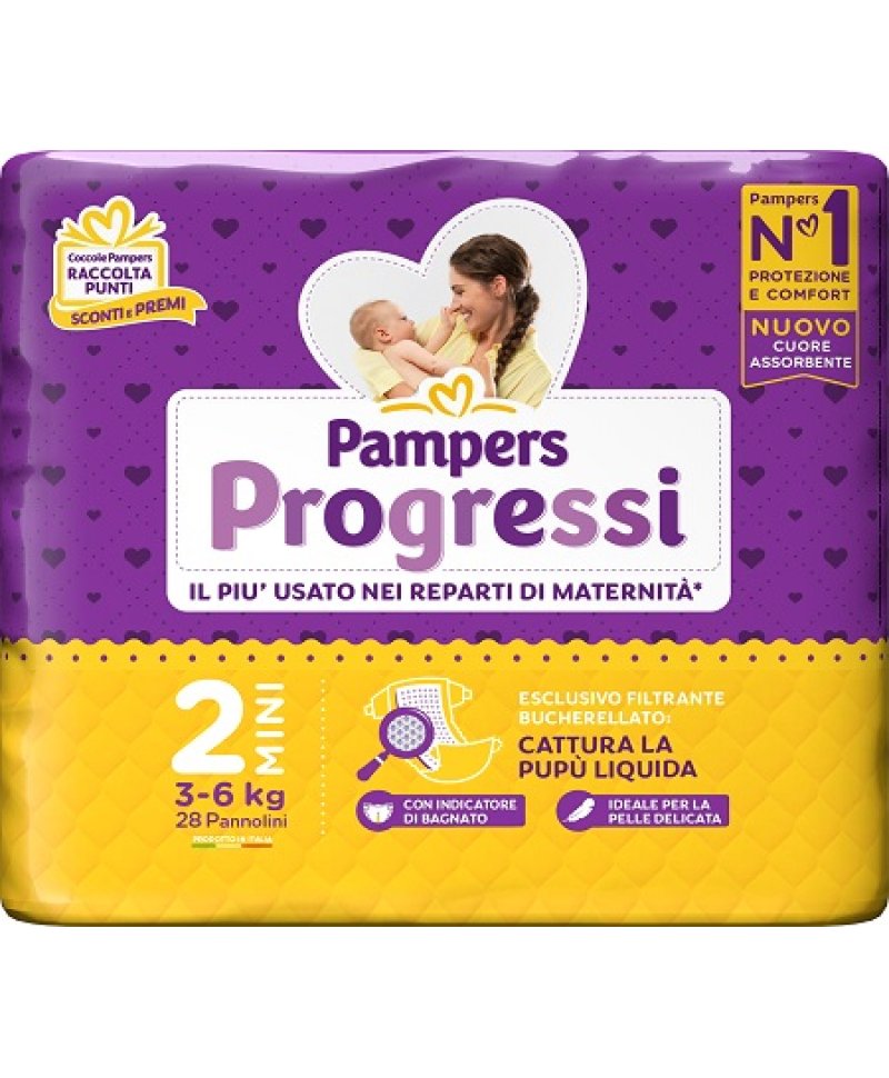 PAMPERS PROGRESSI MINI 30PZ