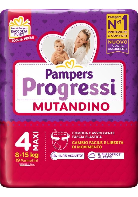 PAMPERS PROG MUT CP TG4 M 19PZ