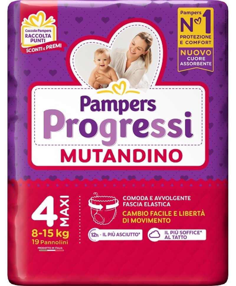 PAMPERS PROG MUT CP TG4 M 19PZ