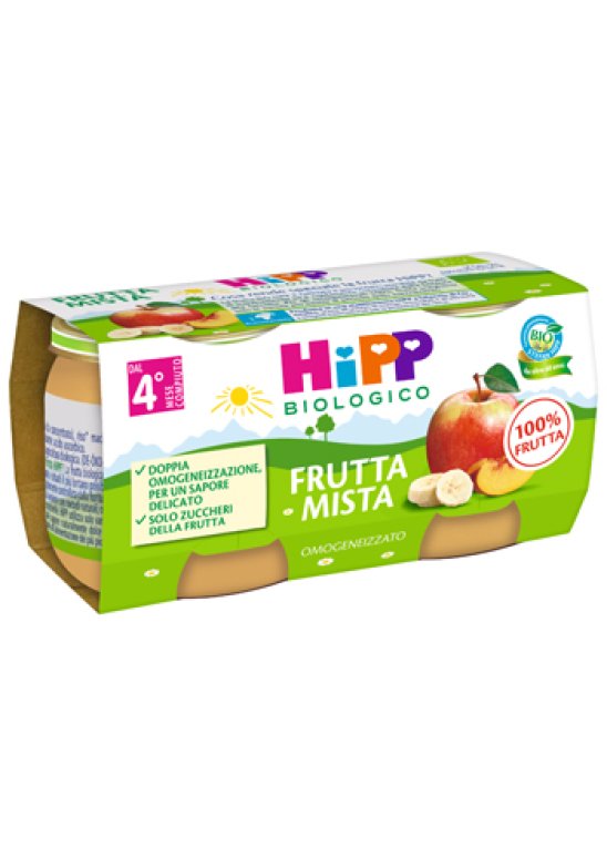 HIPP BIO OMOG FRUT MISTA 2X80G