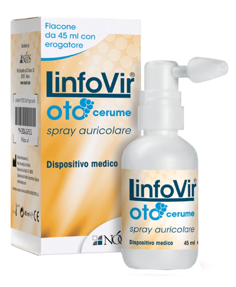 LINFOVIR OTO CERUME SPRAY 45GR