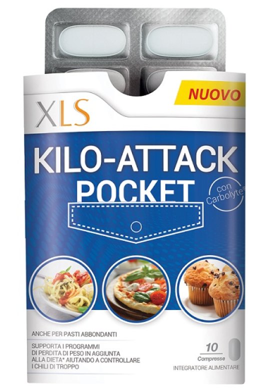 XLS KILO ATTACK POCKET 10 Compresse