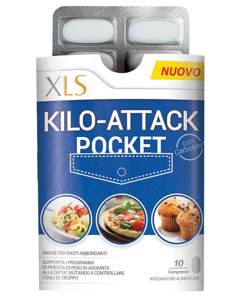 XLS KILO ATTACK POCKET 10 Compresse