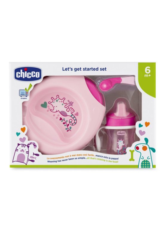 CH SET PAPPA 6M+ ROSA C/CUCCH