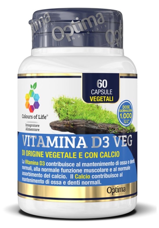 VITAMINA D3 VEG 60CPS COLOURS VITAMINA D3 VEG 60CPS COLOURS