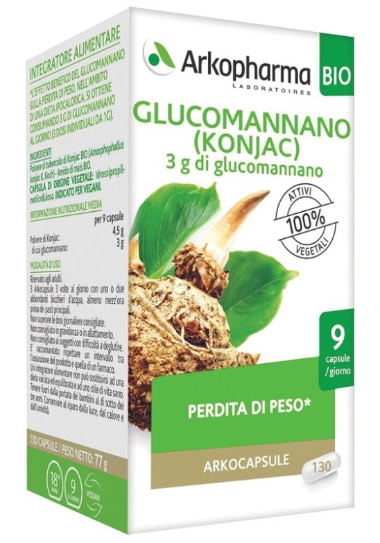 ARKO Capsule GLUCOMANNANO 130 Capsule