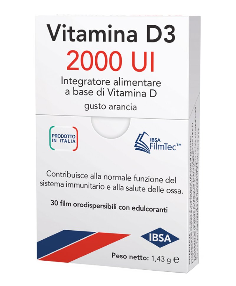 VITAMINA D3 IBSA 2000UI 30FILM