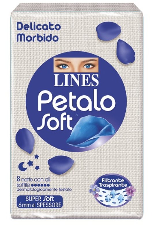 LINES PETALO SOFT NOTTE 8PZ