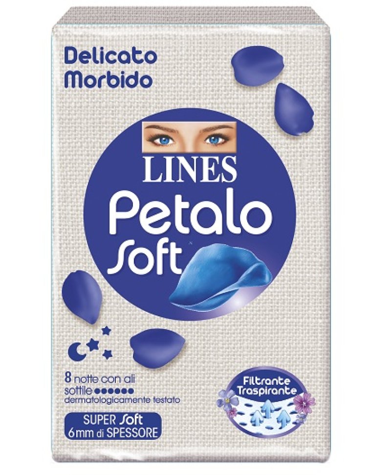 LINES PETALO SOFT NOTTE 8PZ