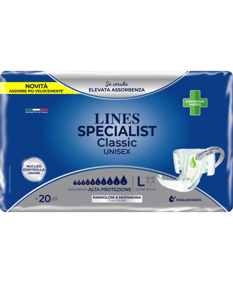 LINES CLAS PANN PROT/A L 20PZ