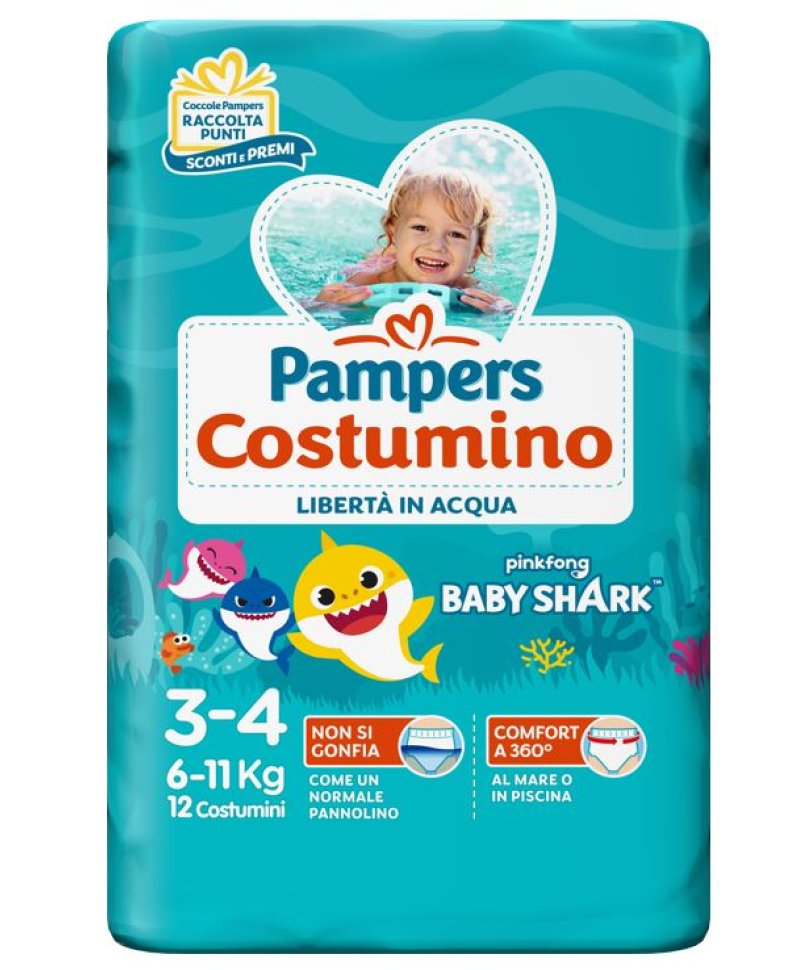 PAMPERS COST BB SHARK 3-4 12PZ