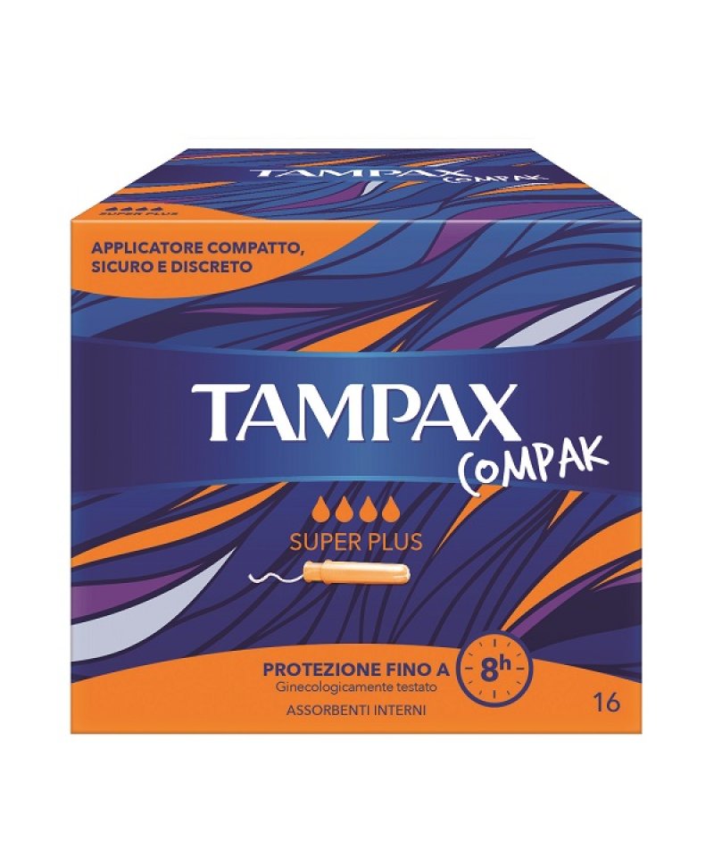 TAMPAX COMPAK SUPER PLUS 16PZ