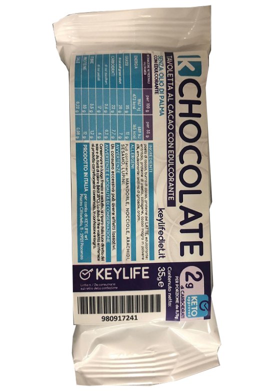 KEYLIFE KCHOCOLATE 35 G tavolette al cacao