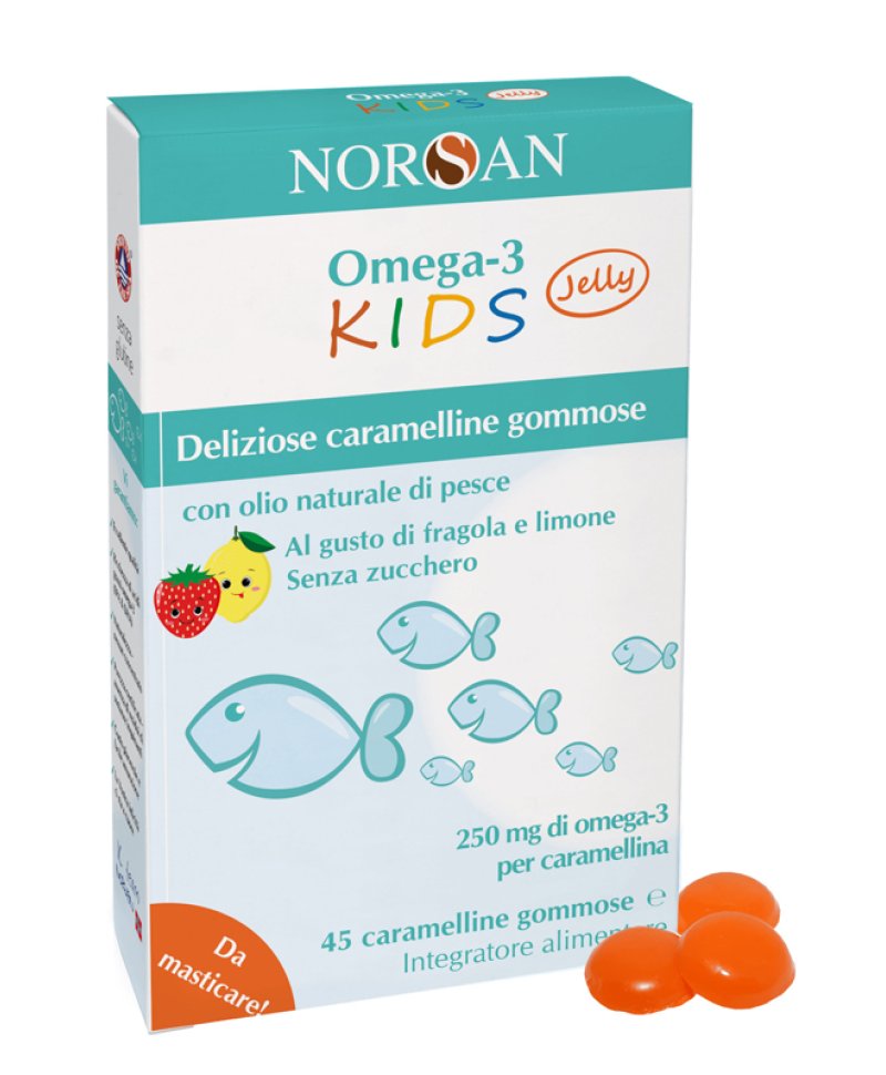 NORSAN OMEGA 3 KIDS CARAM GOMM S