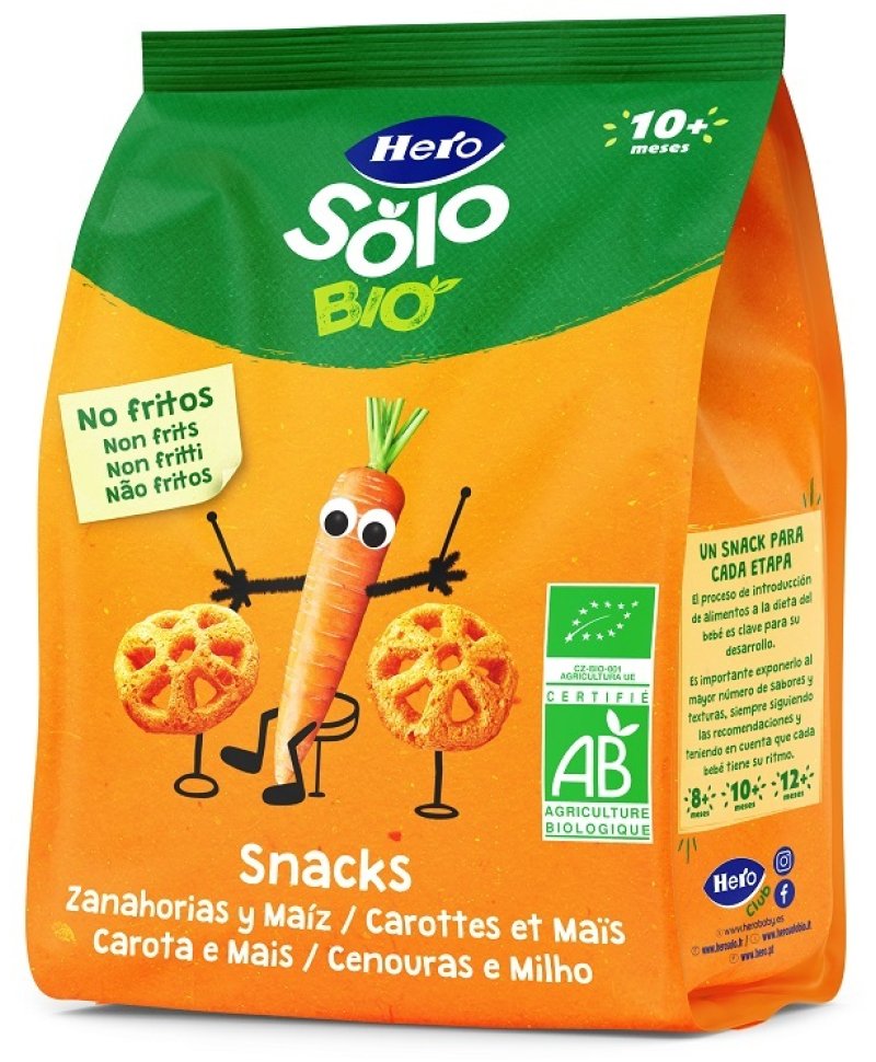 HERO SOLO SNACK CAROTA/MAIS40G