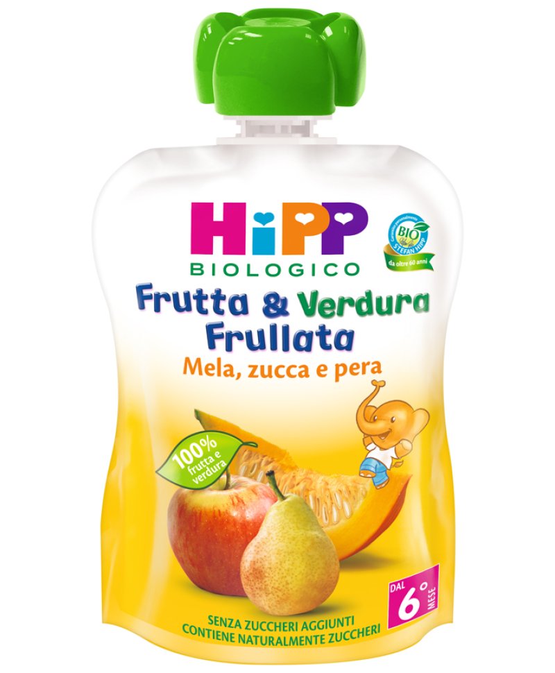 HIPP BIO FRUT&VER MEL/PE/ZU90G