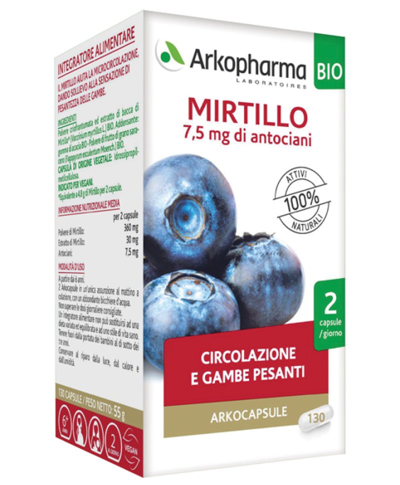 ARKO Capsule MIRTILLO 40 Capsule BIO