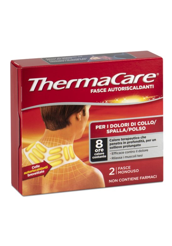 THERMACARE Fasce autoriscaldanti calore terapeutico  COLLO - SPALLE - -POLSO 2 PEZZI