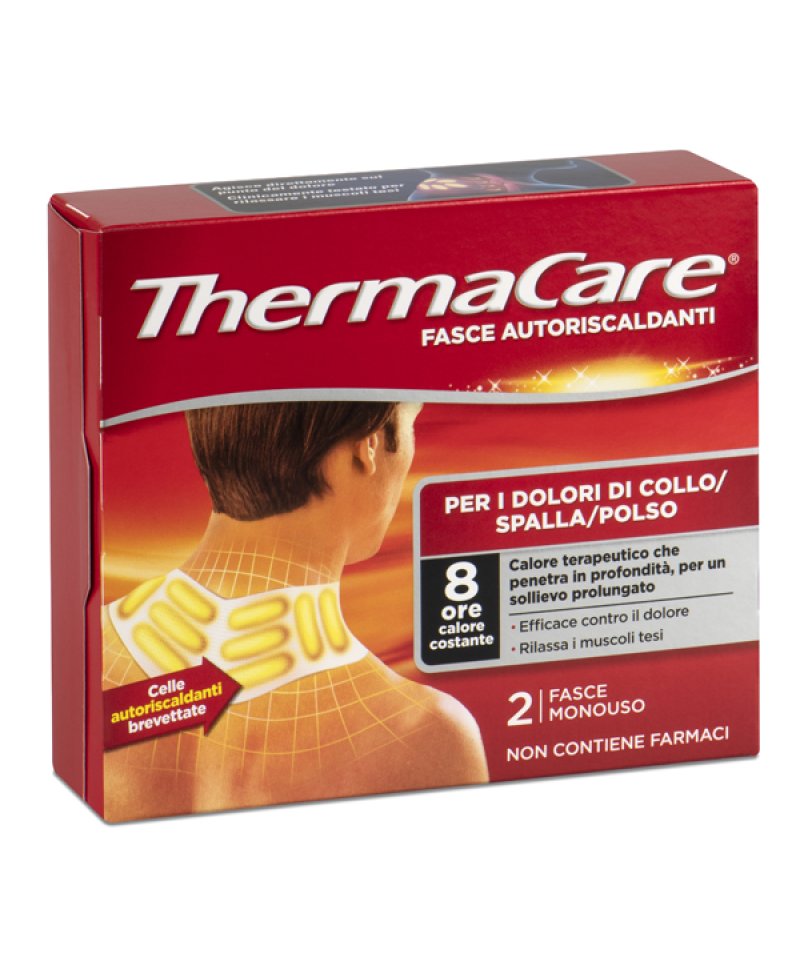 THERMACARE Fasce autoriscaldanti calore terapeutico  COLLO - SPALLE - -POLSO 2 PEZZI