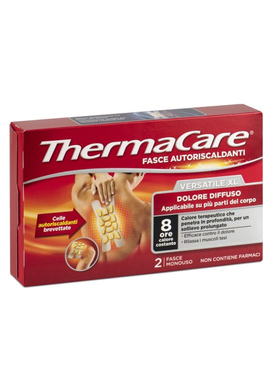 THERMACARE FASCIA AUTORISCALDANTE MODELLO VERSATILE MISURA XL 2 PEZZI