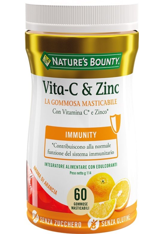 NATURE'S B.VITAM C+ZINC 60GOMMOS