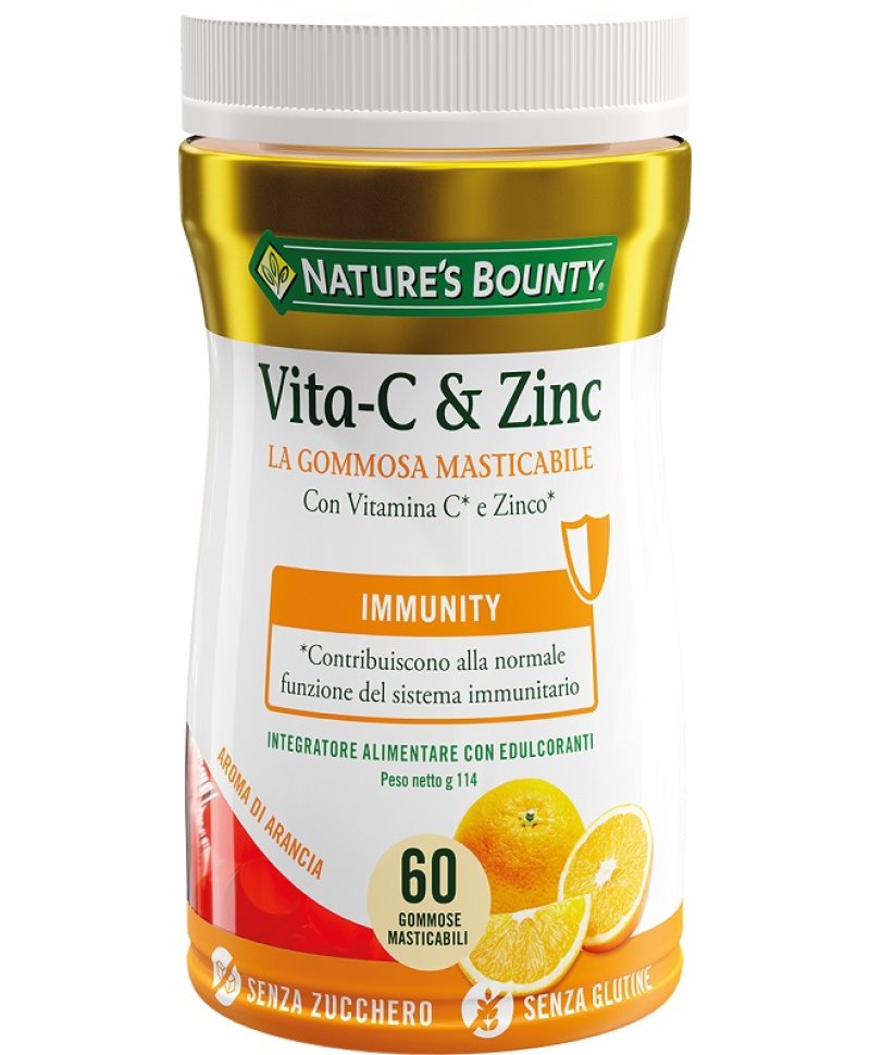 NATURE'S B.VITAM C+ZINC 60GOMMOS