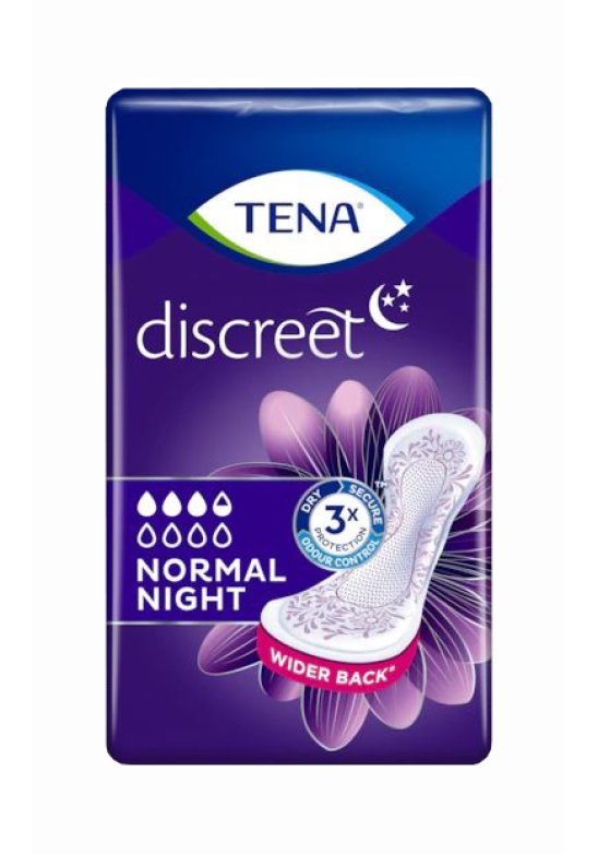 TENA DISCREET NORMAL NIGHT10PZ