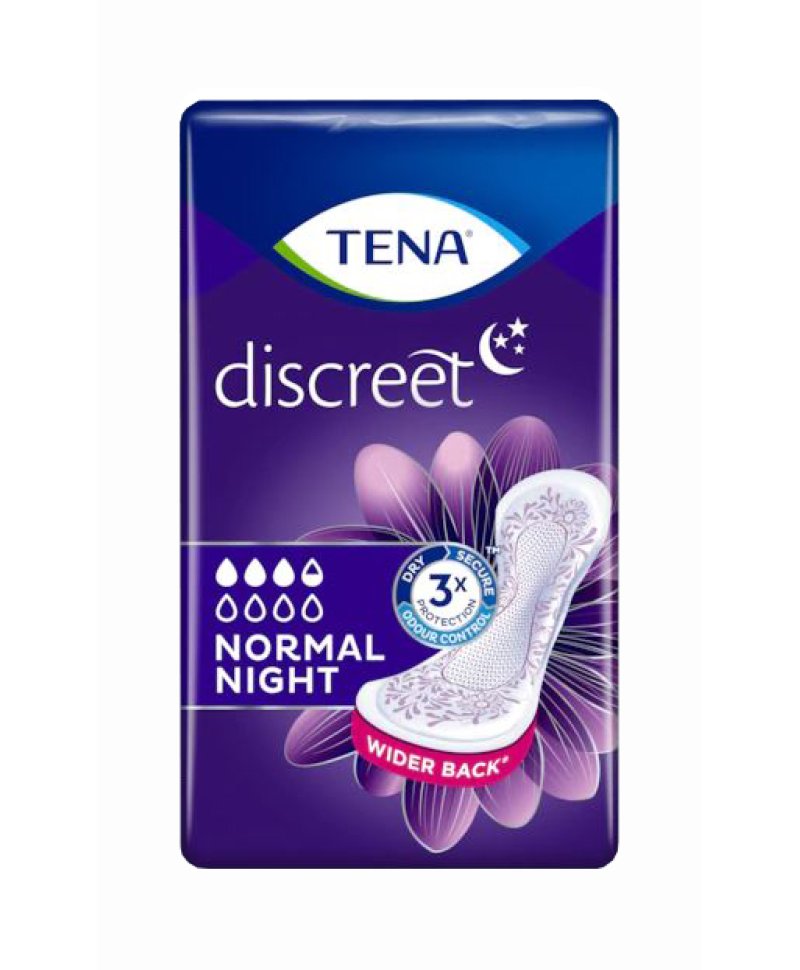 TENA DISCREET NORMAL NIGHT10PZ