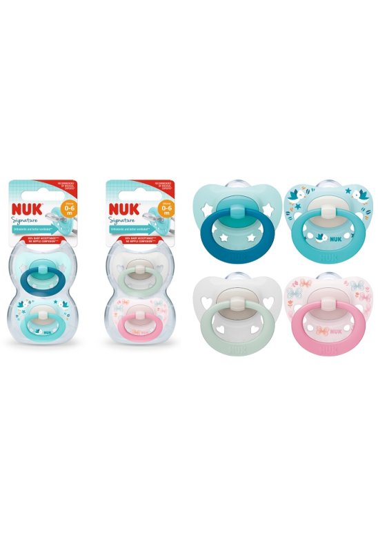 NUK SUCC SIGNATURE SIL 0-6 2PZ