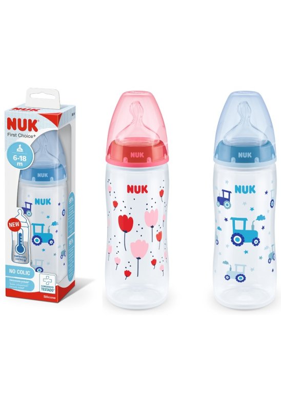 NUK BIB FC+TEMP.CONTR PP SIL 360