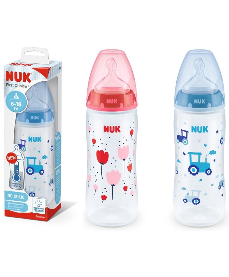 NUK BIB FC+TEMP.CONTR PP SIL 360