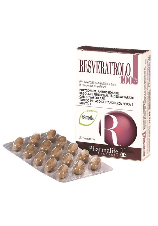 RESVERATROLO 100% 30 Compresse