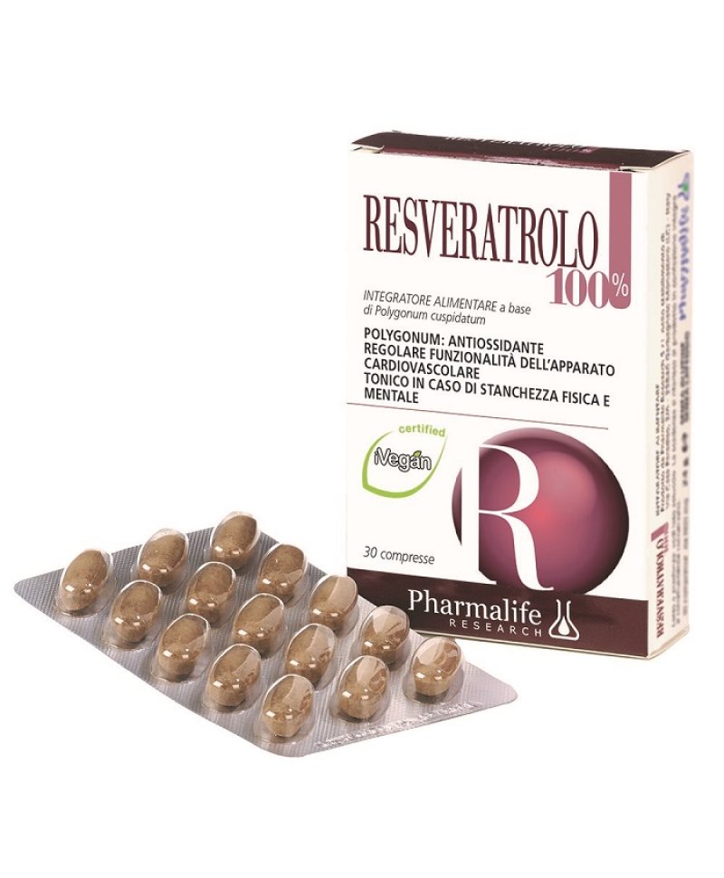 RESVERATROLO 100% 30 Compresse