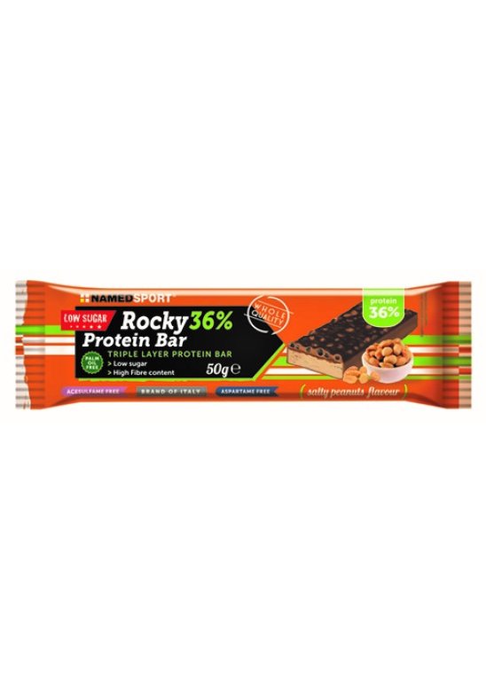 ROCKY 36% PROT BAR PEANUTS 50G